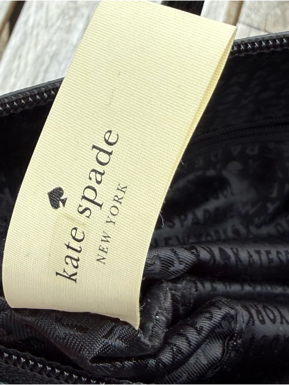 Kate Spade Haven Lane Hani Black Glitter Tote Bag - Picture 10 of 16